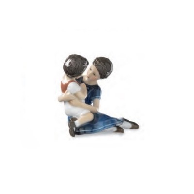 bimbi che giocano mini  in porcellana royal copenhagen